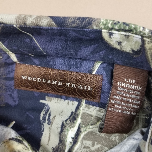 NWT Woodland Trail Deers Forest Wilderness All Ove - Picture 5 of 8